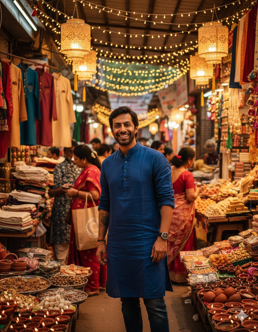 Google Gemini Diwali AI Photo Editing Prompts (2025) – Prompt 13