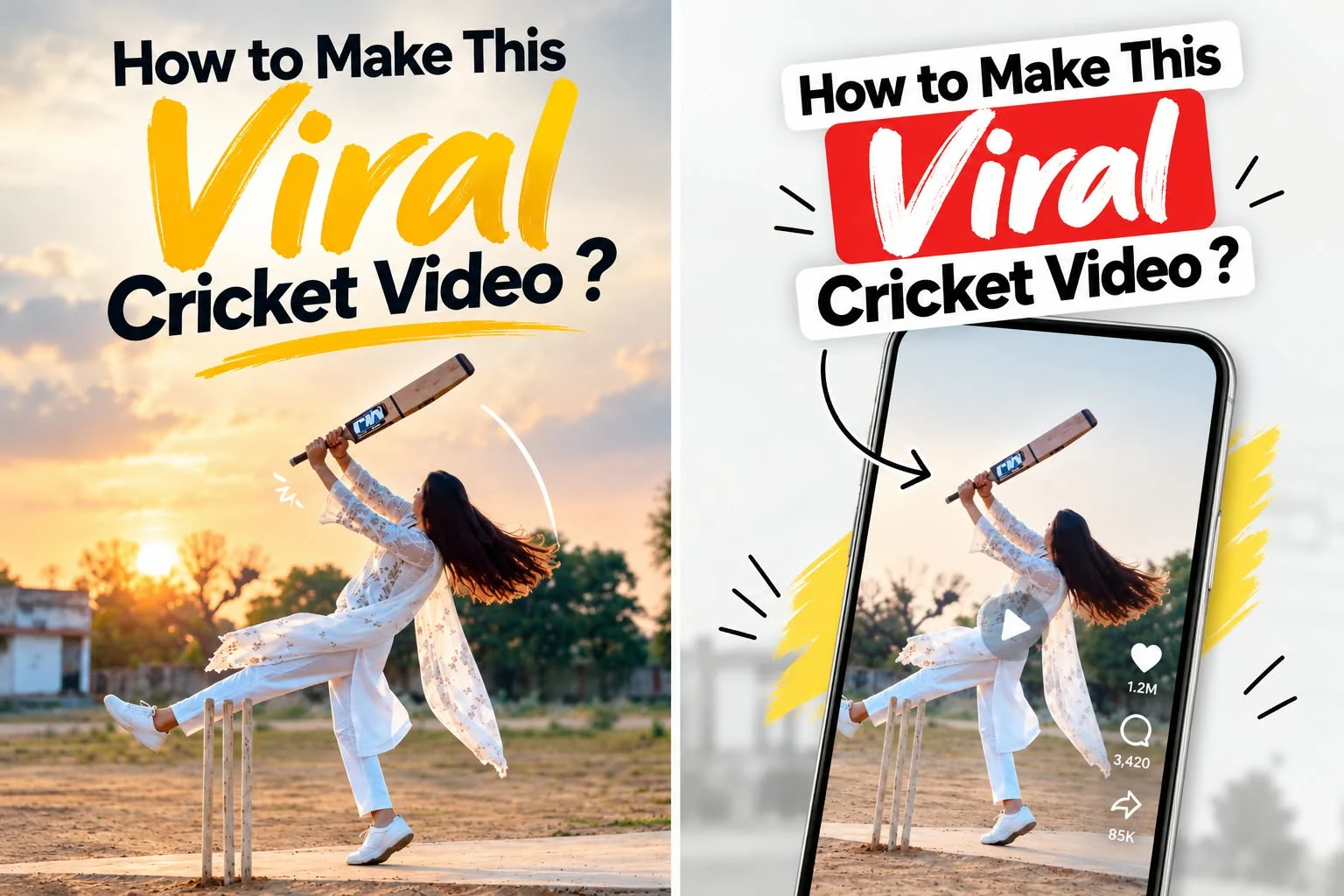Viral Cricket AI Video Tutorial: How to Create Trending Cricket Videos with AI