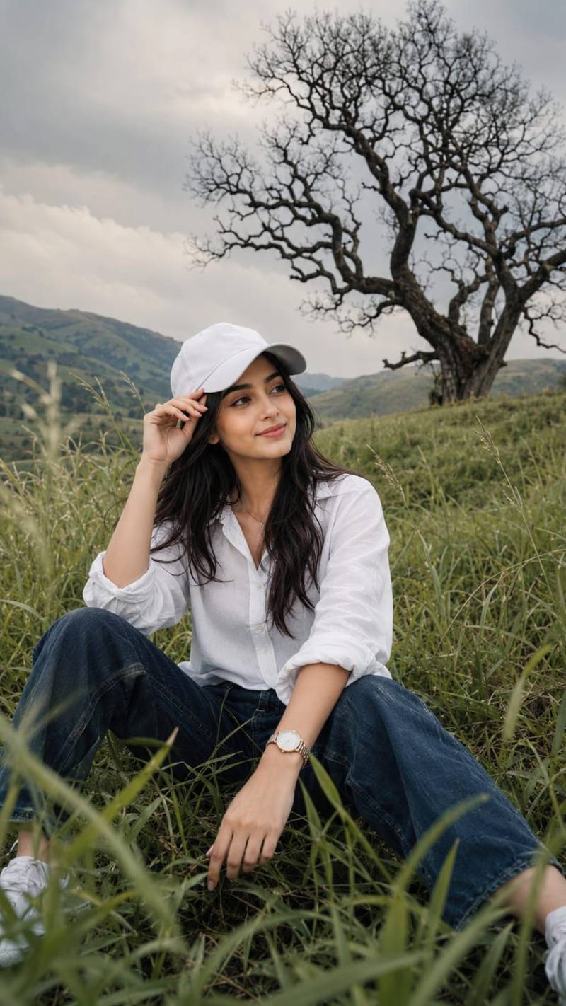 Photorealistic Nature Fashion Portrait Prompt – Prompt 2