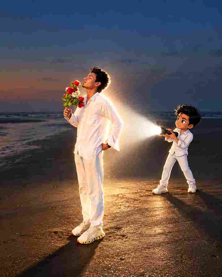 Anime Flashlight AI Photo Editing Prompt 2026 – Prompt 2