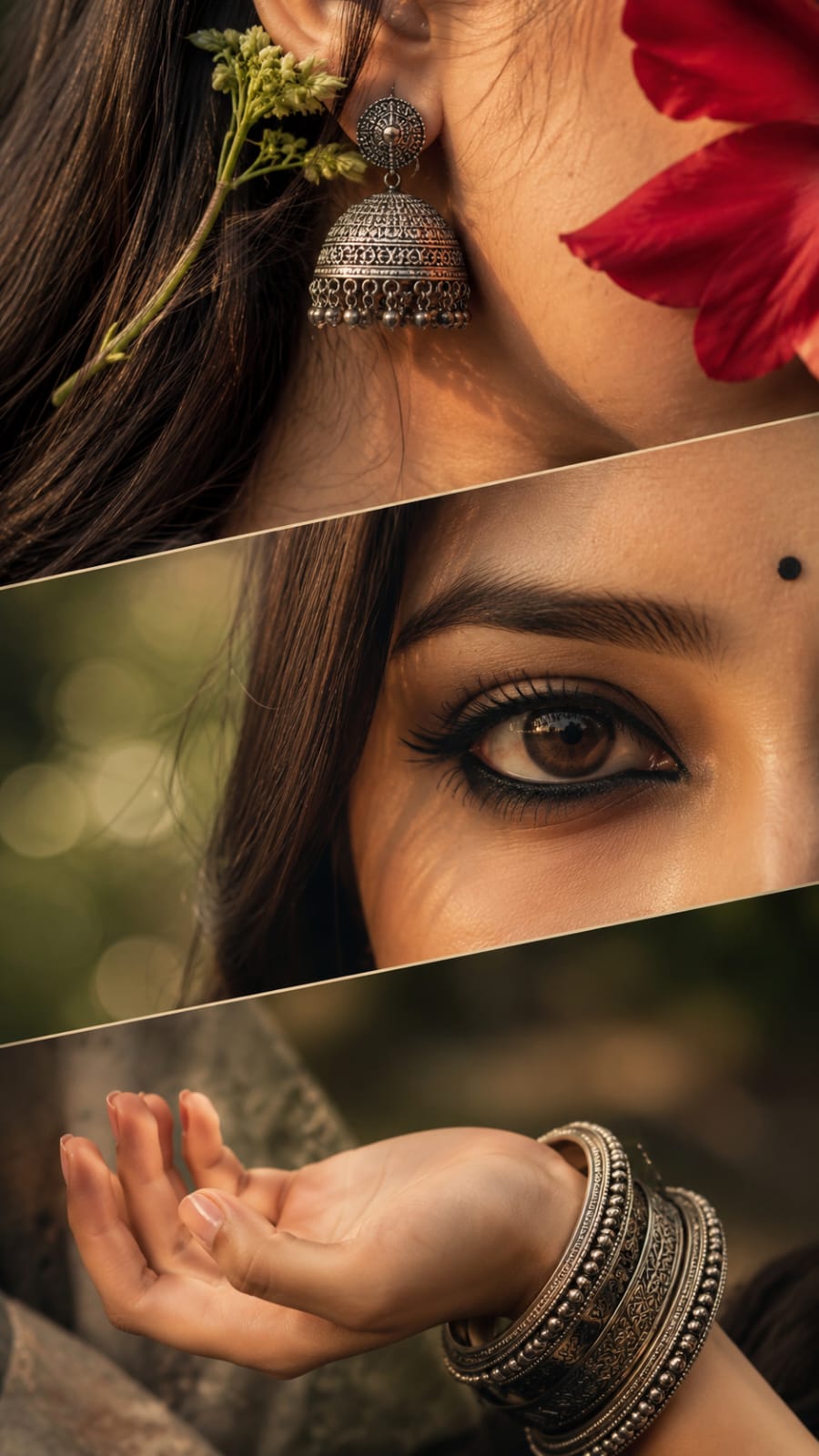 Aesthetic Blurry Saree Prompt For Girls – Prompt 3
