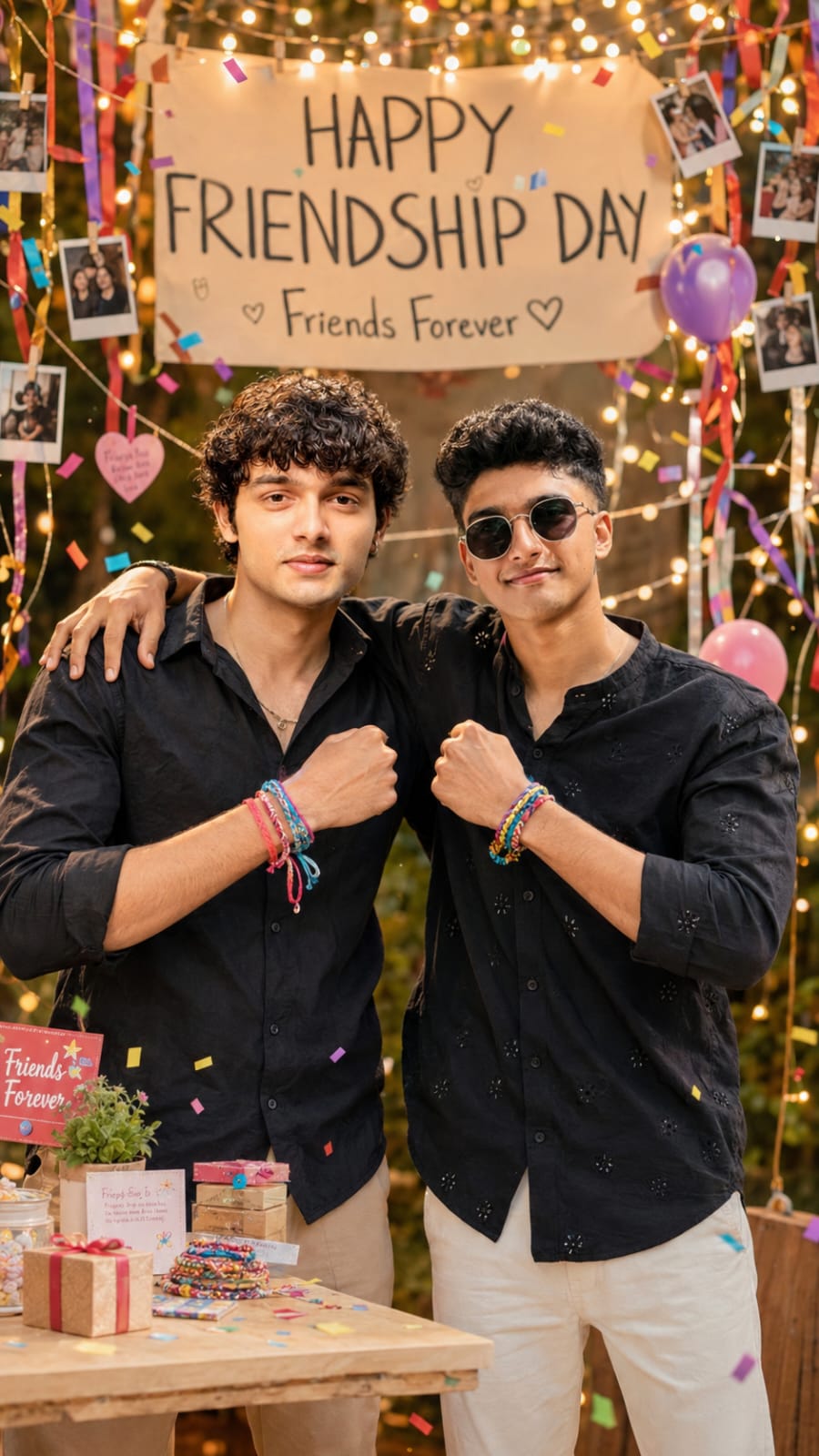 Friendship Day AI Photo Editing Prompts – Prompt 4