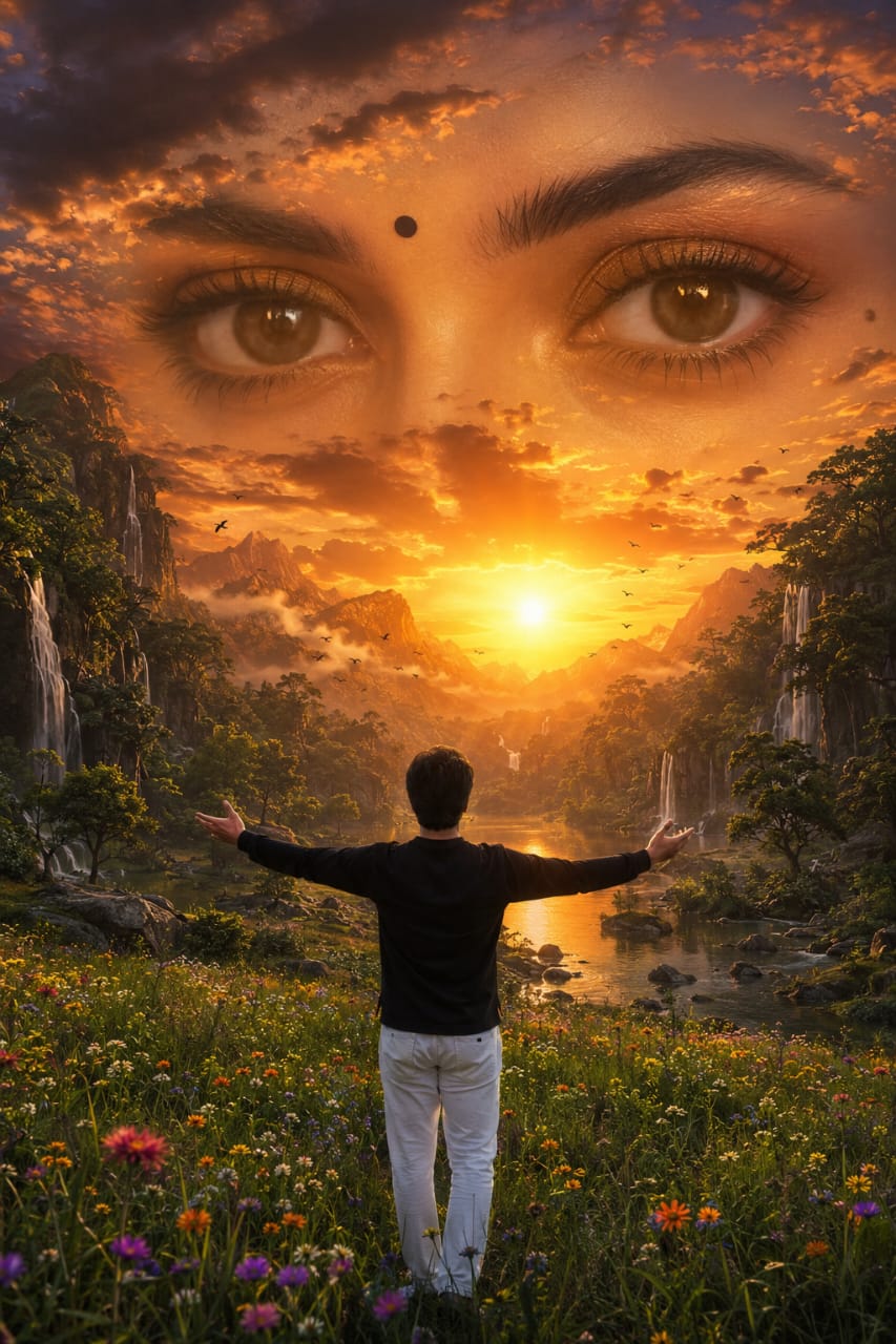 Cinematic Eyes View Photo Prompt – Prompt 2