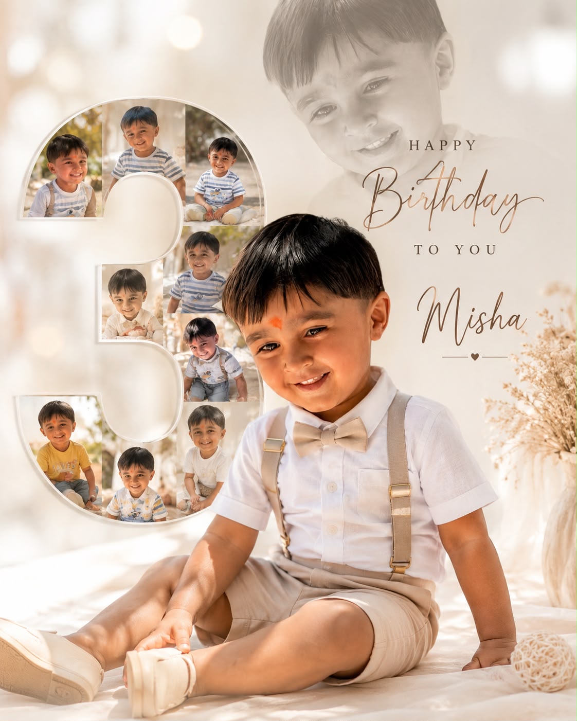 Baby Happy Birthday Wishes Photo Editing Prompt – Prompt 5