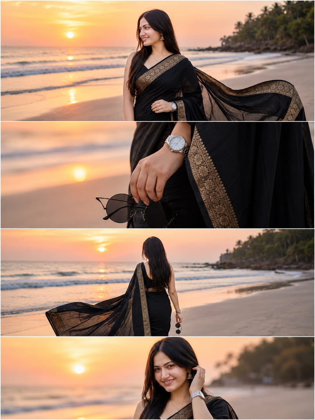 Cinematic Beach College Photo Editing Prompt – Prompt 2