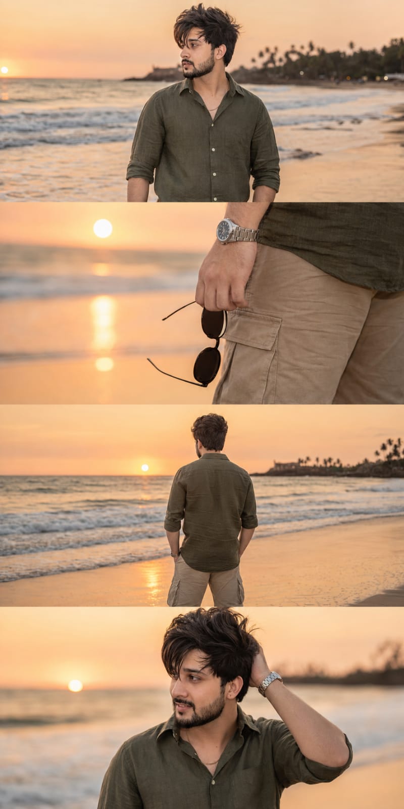 Cinematic Beach College Photo Editing Prompt – Prompt 5