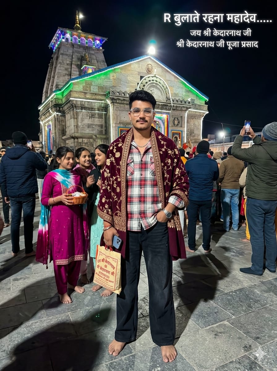 Kedarnath Trip Photoshoot Ai Photo Editing Prompts For Boys & Girls – Prompt 3