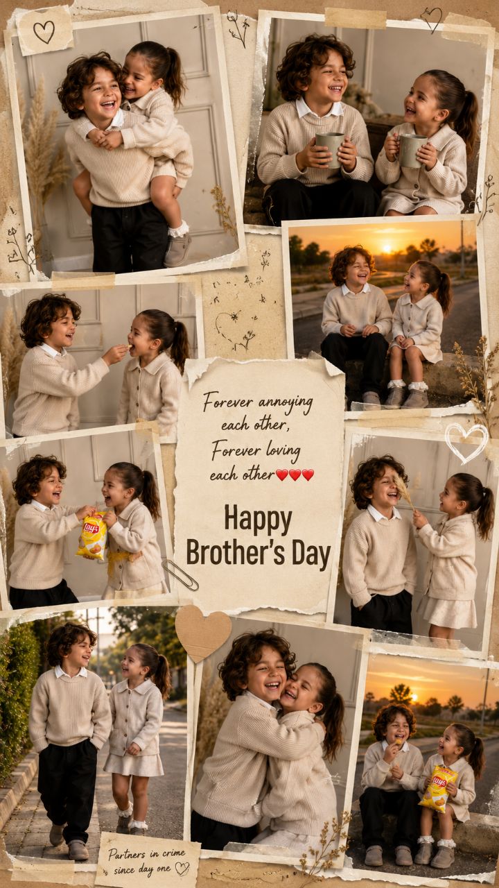 Brother’s Day Special Photo Editing Prompt – Prompt 2