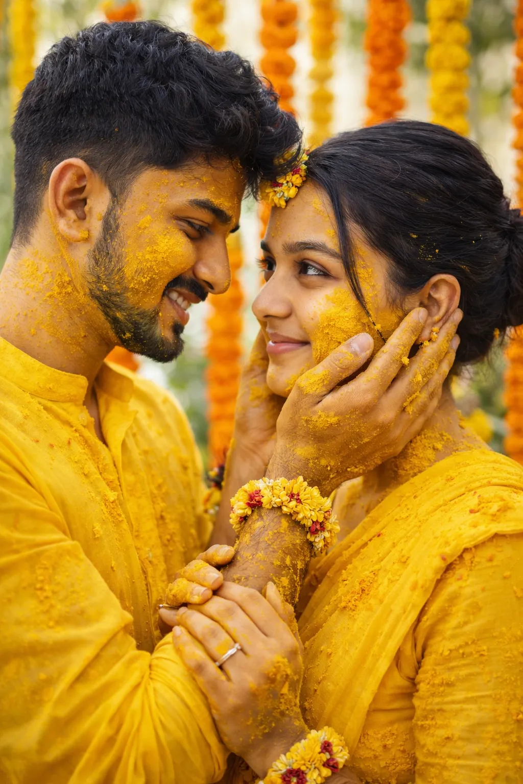 Pre Wedding Photography Prompts For ChatGPT | Create Realistic Pre-wedding Photos – Haldi Ceremony Prompt