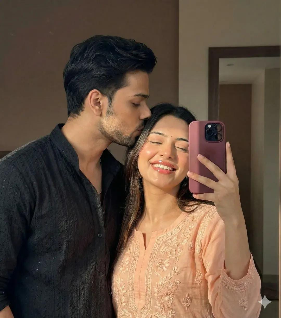 Realistic Couple Selfie Prompts | Viral Couple Photo Editing Prompts – Prompt 5