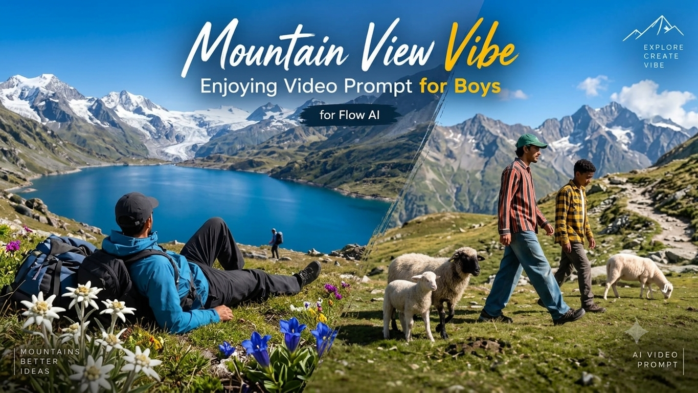 Mountain View Vibe Video Editing Prompt For Flow AI
